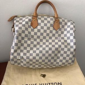 Louis Vuitton Damier Azur Canvas Speedy 35